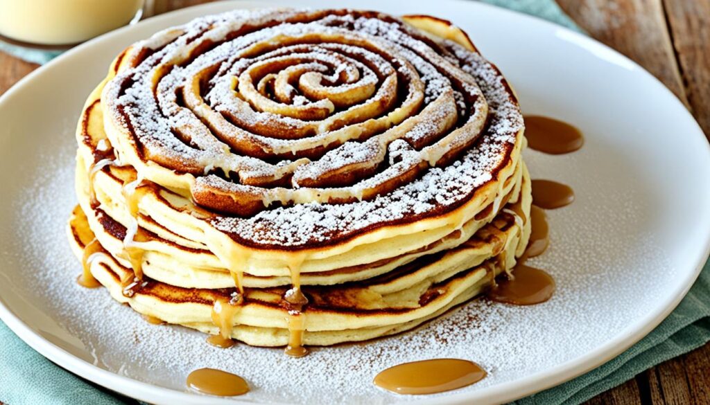 Cinnamon Roll Pancake Recipe