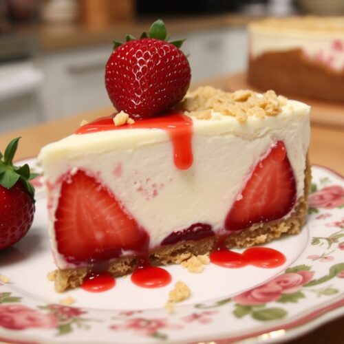 strawberry crunch cheesecake recipe