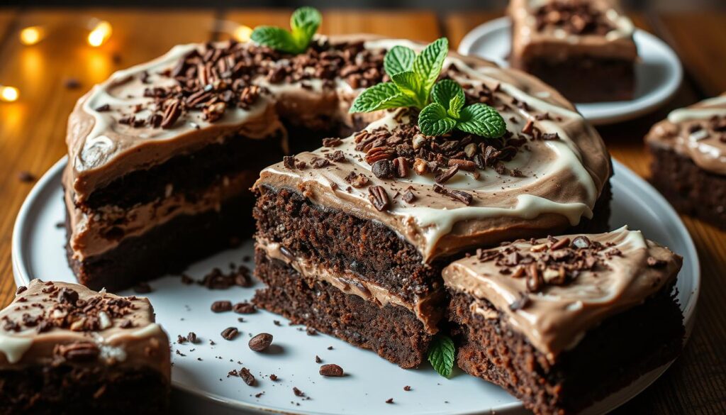 german chocolate poke cake