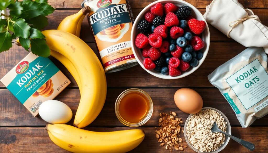 a bowl of berries and a bowl of oatmeal with bananas and eggs